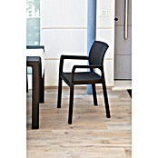 Toomax Gartensessel Alba (58,5 x 52,5 x 84 cm, Kunststoff, Anthrazit) | BAUHAUS