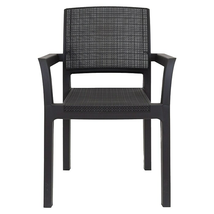 Toomax Gartensessel Alba (58,5 x 52,5 x 84 cm, Kunststoff, Anthrazit) | BAUHAUS