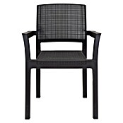 Toomax Gartensessel Alba (58,5 x 52,5 x 84 cm, Kunststoff, Anthrazit) | BAUHAUS