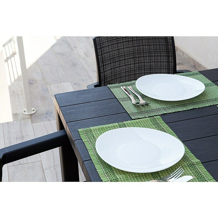Toomax Gartentisch Davide (L x B x H: 147 x 88 x 74 cm, Kunststoff, Anthrazit) | BAUHAUS