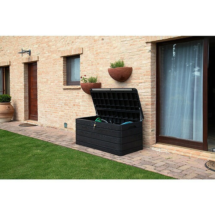 Toomax Kissenbox Dolomiti (152 x 71,5 x 63,5 cm, Kunststoff, Anthrazit) | BAUHAUS