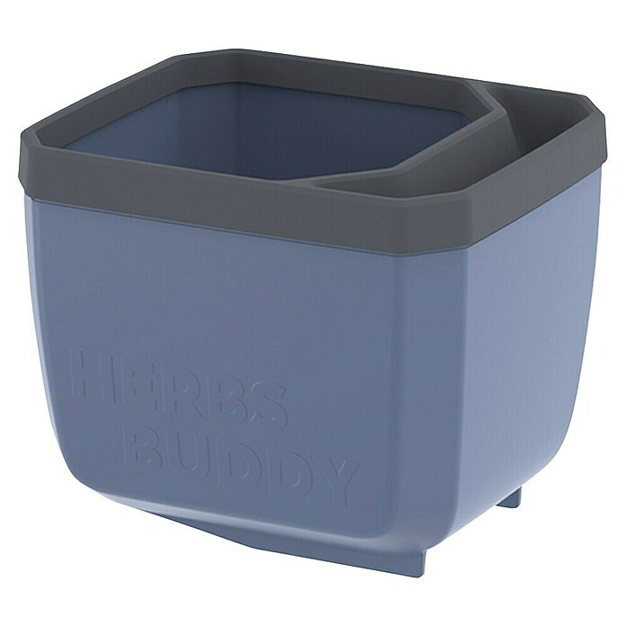 Gusta Garden Kräutertopf Herbs Buddy (16 x 14,3 x 13,6 cm, Kunststoff, Blau, 1 Stk.) | BAUHAUS