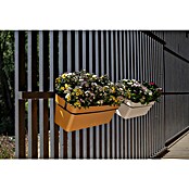 Artevasi Geländerkasten Capri (Außenmaß (L x B x H): 50,2 x 28,5 x 20 cm, Kunststoff, Grün) | BAUHAUS
