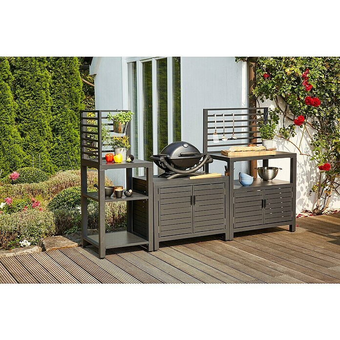 Siena Garden Outdoorküche Texas (3 -tlg., Anthrazit) | BAUHAUS