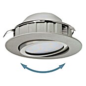 Eglo LED-Einbauleuchten-Set Pineda (6 W, Nickel matt, Durchmesser: 8,4 cm, 3 Stk.)