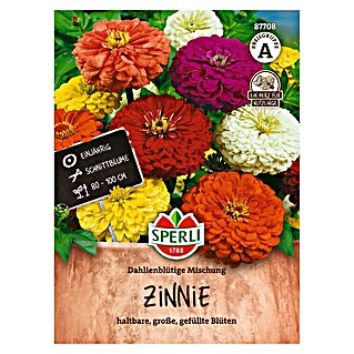Sperli Bloemzaden (Zinnia elegans, Verschillende kleuren)