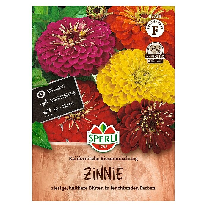 Sperli Bloemzaden Zinnie California Giant (Zinnia elegans, Verschillende kleuren) | BAUHAUS