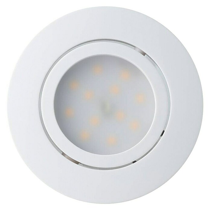 Eglo LED-Einbauleuchten-Set Pineda (6 W, Weiß, Durchmesser: 8,4 cm, 3 Stk.)