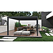 DWS Outdoor Pergola DeLux Comfort 3x3m (L x B x H: 290,4 x 290,4 x 250 cm, Mit elektrisch verstellbaren Lamellen) | BAUHAUS