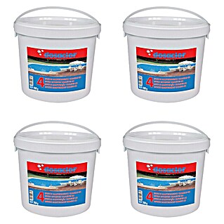 Tabletas multifunción Dosaclor 4 efectos (4 ud., Apto para: Piscinas, 16 kg)