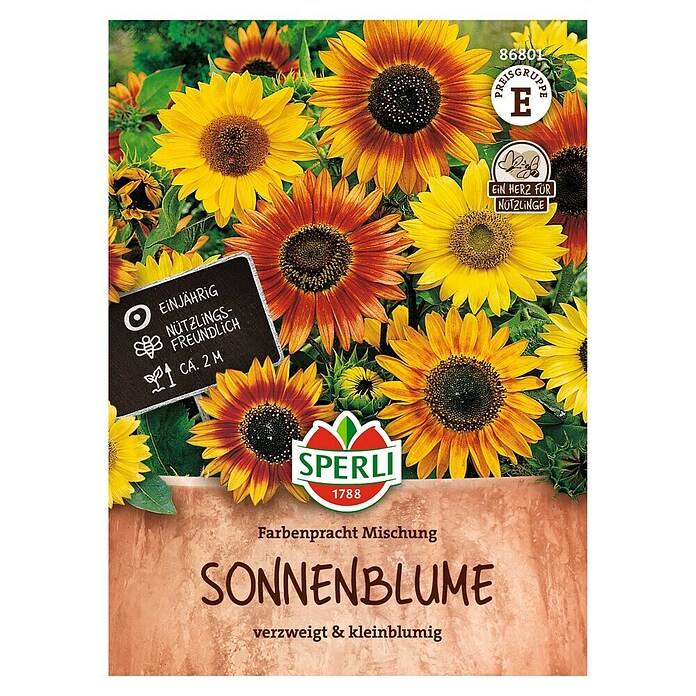 Sperli Bloemzaden Kleurrijke mix (Helianthus annuus, Geel) | BAUHAUS