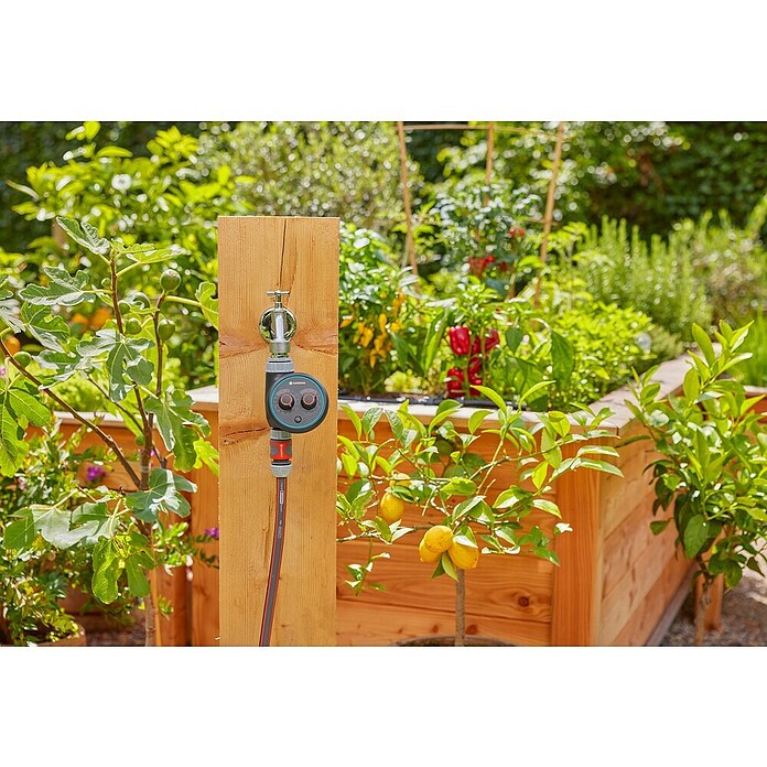 Gardena Programador de riego Easy Plus II (Tiempo de riego: 5 s - 120 min) | BAUHAUS