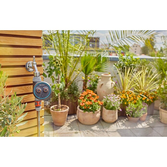 Gardena Programador de riego Easy Plus II (Tiempo de riego: 5 s - 120 min) | BAUHAUS