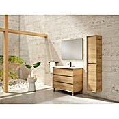 Conjunto de mueble de baño Inglet (Ancho: 80 cm, Roble garriga, Número de cajones: 3 ud., 3 pzs.) | BAUHAUS