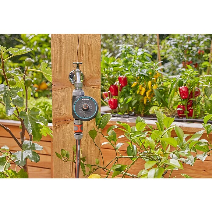 Gardena Programador de riego Easy (Tiempo de riego: 1 min - 120 min, ¾″) | BAUHAUS