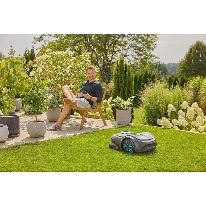 Gardena Robot cortacésped Sileno Max 1200 (1.200 m², Ancho de corte: 22 cm) | BAUHAUS