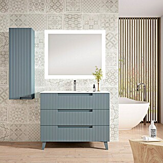 Mueble de lavabo Claire (L x An x Al: 45 x 60 x 81 cm, Azul)