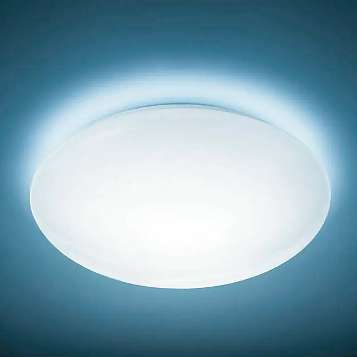 Philips Plafón LED redondo Suede - 5,5 W, Blanco, Blanco frío - Lámpara de techo redonda con pantalla blanca, que proporciona una luz brillante y difusa y ofrece una solución de iluminación moderna.