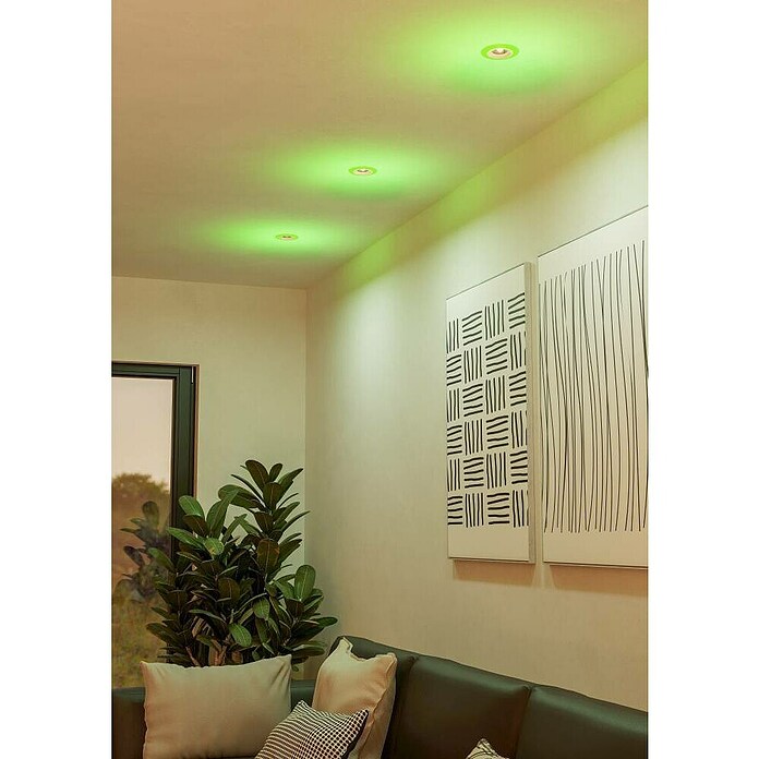 Eglo Led-inbouwspotset CALONGE (3,8 W, Wit, RGBW) | BAUHAUS