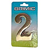 Micel Brimic Número 10 cm (2, Dorado)