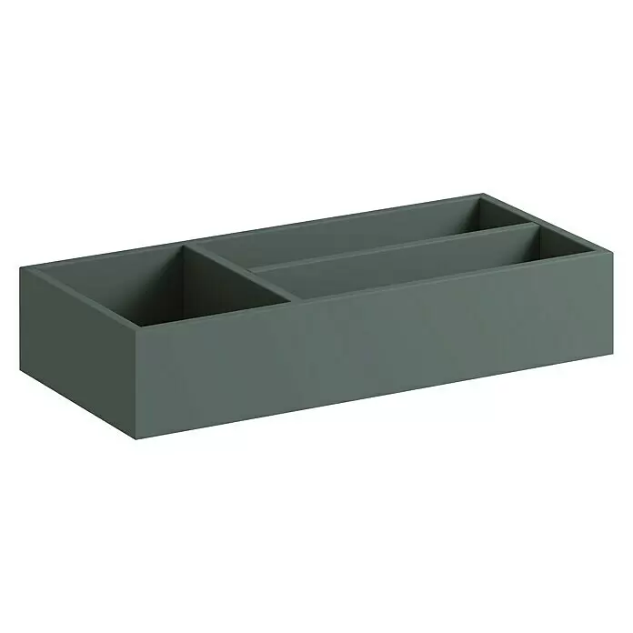 Geberit Xeno² Schubladeneinsatz - 15 x 32,2 cm, Scultura Grau - Rechte Seitenansicht
