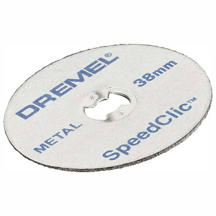 Dremel EZ SpeedClic Trennscheibe SC 456 B - 38 mm, 12 Stk. - Dremel SpeedClic Metalltrennscheibe mit 38 mm Durchmesser für schnelles und einfaches Schneiden von Metall.