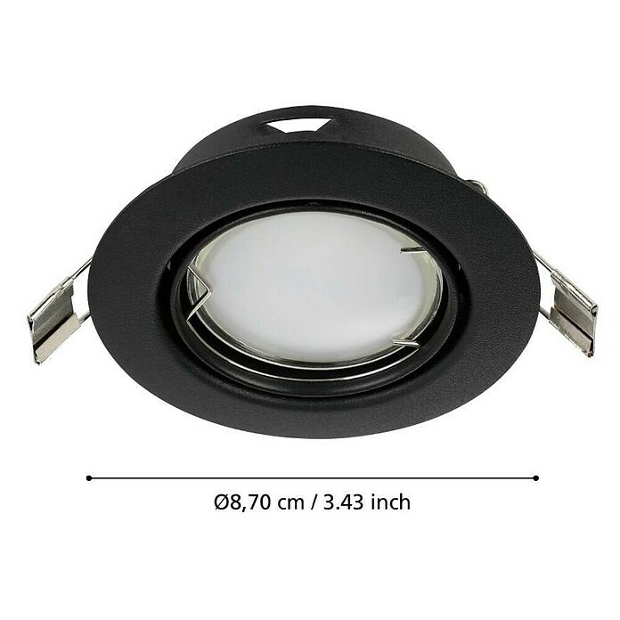 Eglo LED vgradna svetilka Peneto  (Toplo bela, Premer: 8,7 cm, 3 kos) | Vgradni žarometi | Reflektorji in žarometi | Svetila | Elektro in svetila | Izdelki | BAUHAUS