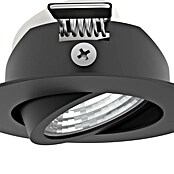 Eglo LED-Einbauleuchte SALICETO (Warmweiß, Durchmesser: 8,8 cm, Schwarz, 3 Stk.) | BAUHAUS