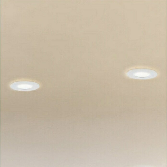 Eglo LED-Einbauleuchten-Set Pineda (3 x 6 W, Warmweiß, Durchmesser: 7,8 cm, Weiß, 3 Stk.)