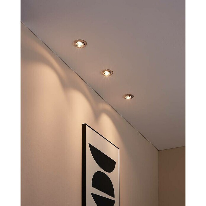 Eglo Uugradbena LED svjetiljka (3 x 5 W, Mat nikal, Ø x V: 8 x 11,5 cm, 3 kom)