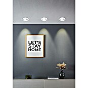 Eglo Set okroglih LED vgradnih svetilk Saliceto Mini-Puck  (4,2 W, Ø x V: 7,7 x 2,3 cm, Bela, Toplo bela) | Vgradni žarometi | Reflektorji in žarometi | Svetila | Elektro in svetila | Izdelki | BAUHAUS