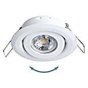 Eglo Set okroglih LED vgradnih svetilk Saliceto Mini-Puck  (4,2 W, Ø x V: 7,7 x 2,3 cm, Bela, Toplo bela) | Vgradni žarometi | Reflektorji in žarometi | Svetila | Elektro in svetila | Izdelki | BAUHAUS