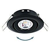 Eglo Set okroglih LED vgradnih svetilk Saliceto Mini-Puck  (4,2 W, Ø x V: 7,7 x 2,3 cm, Črna, Toplo bela) | Vgradni žarometi | Reflektorji in žarometi | Svetila | Elektro in svetila | Izdelki | BAUHAUS