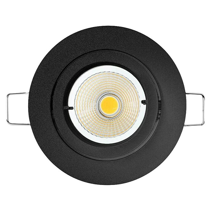 Eglo Led-inbouwspotset TEDO 1 (14,4 W, Zwart, Warm wit) | BAUHAUS