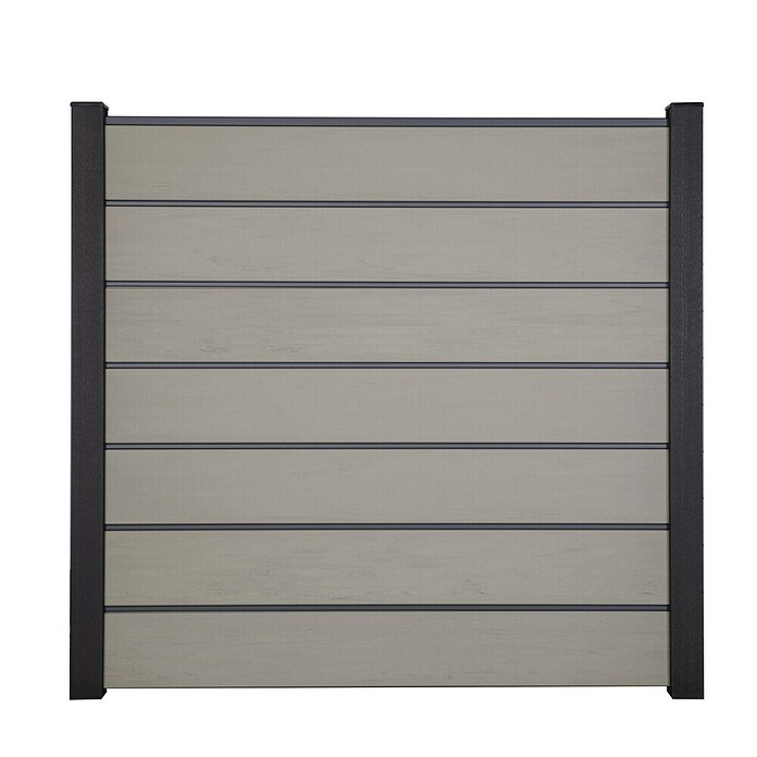 GroJa Solid Steckzaun Grande Premium (180 x 180 cm, Sand) | BAUHAUS