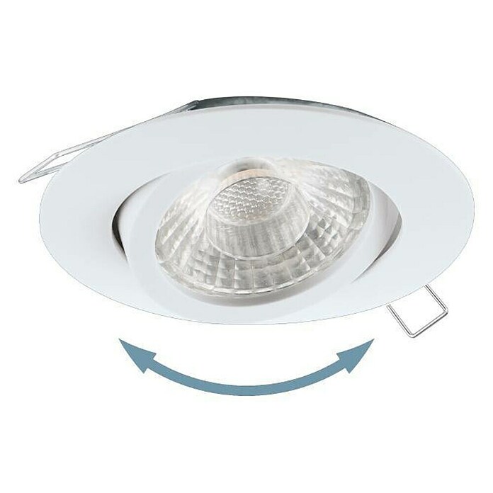 Eglo Set okroglih LED vgradnih svetilk Tedo 1  (4,8 W, Bela, Toplo bela) | 3065 - Einbauleuchten Komplettset | CACK - Downlights | CAC - Indoorleuchten | CA - Beleuchtung | C - Elektro | BAUHAUS
