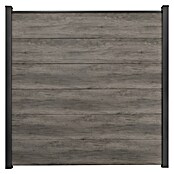 GroJa BasicLine Steckzaun (180 x 30 cm, Monument Oak) | BAUHAUS