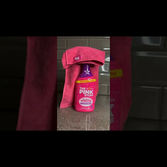Star Drops The Pink Stuff Glasreiniger The Miracle Window & Glass Cleaner with Rose Vinegar - 750 ml, Flasche mit Sprühkopf - Bringing you ways to use #ThePinkStuff Window & Glass Cleaner  #cleaning #cleaningtips #shorts