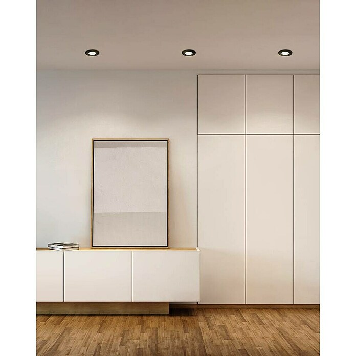 Eglo LED vgradna svetilka Pineda  (Toplo bela, Premer: 7,8 cm, Črna, 3 kos) | Vgradni žarometi | Reflektorji in žarometi | Svetila | Elektro in svetila | Izdelki | BAUHAUS