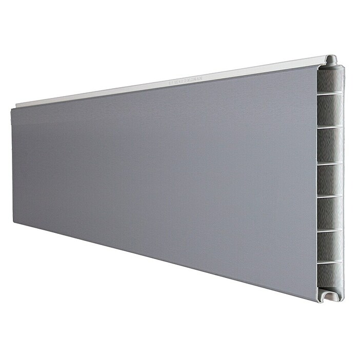 GroJa BasicLine Steckzaun Schmal (180 x 15 cm, Silbergrau) | BAUHAUS