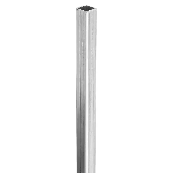 GroJa BasicLine Steckzaun-Verstärkung - Länge: 178 cm - Hohlprofil aus silbernem Aluminiumrohr.