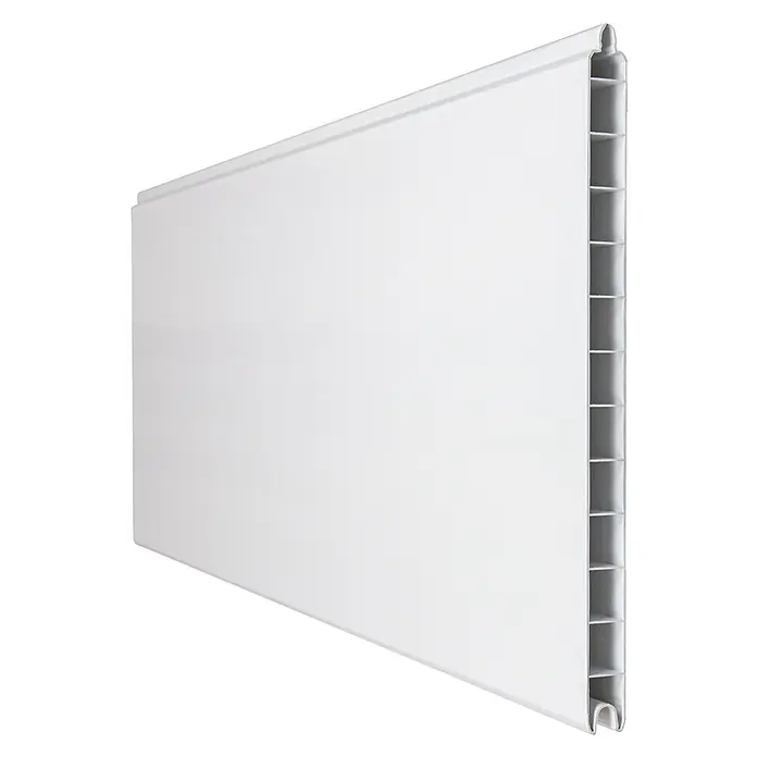 GroJa BasicLine Steckzaun - 180 x 1,9 cm, Weiß - Weiße Hohlkammerplatte aus Kunststoff für Wand- oder Deckenverkleidung.