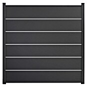 GroJa BasicLine Steckzaun Premium (180 x 180 cm, Anthrazitgrau) | BAUHAUS