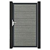 GroJa BasicLine Gartentor (100 x 180 cm, Grey Ash Cut (DB703), Kunststoff) | BAUHAUS