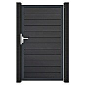 GroJa BasicLine Gartentor Schmal (100 x 180 cm, Anthrazit (DB703), Kunststoff) | BAUHAUS