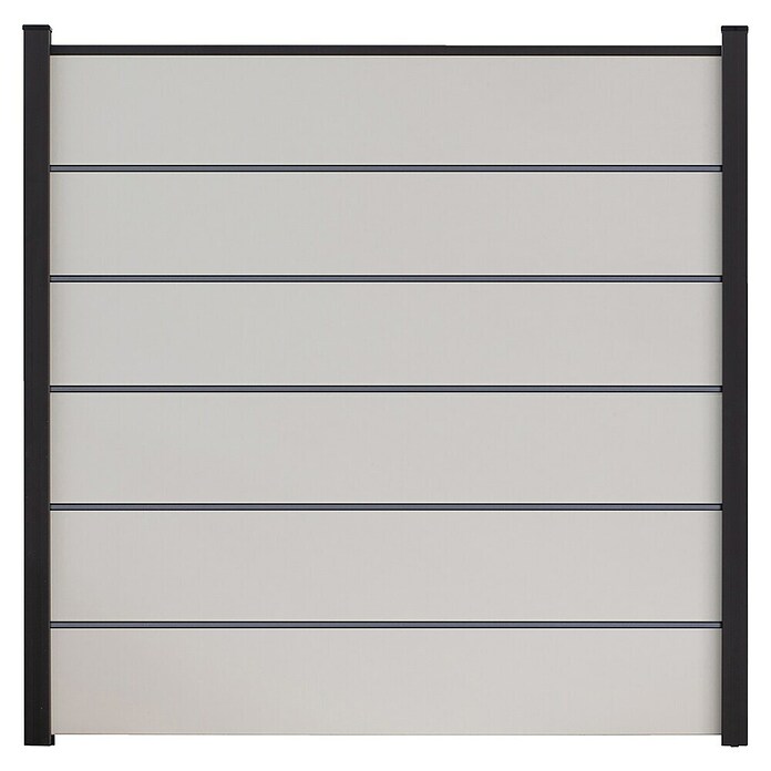 GroJa BasicLine Steckzaun Premium (180 x 180 cm, Weiß) | BAUHAUS