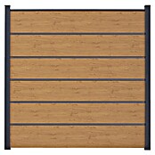 GroJa BasicLine Steckzaun Premium (180 x 180 cm, Asteiche Natur) | BAUHAUS