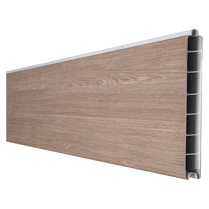 GroJa BasicLine Steckzaun Schmal (180 x 15 cm, Sheffield Oak) | BAUHAUS