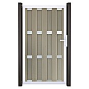 GroJa Gartentor Merano (100 x 180 cm, Beige (EV1), DIN Anschlag: Links) | BAUHAUS