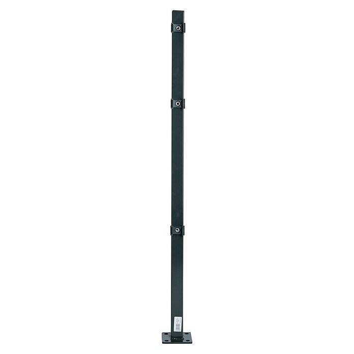 Peddy Shield Zaun-Set ESM (2 x 1 m, Anthrazit, 21 -tlg., Mit Montageplatte) | BAUHAUS